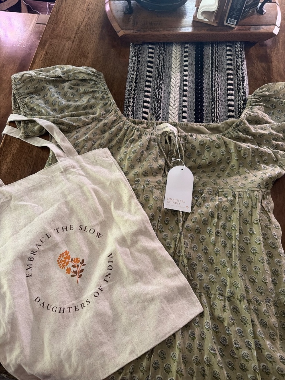 Daughters of India Sita Maxi Dress - XXL - NWT with original bag also brand new - Picture 4 of 6